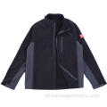 Casual mangas compridas com zíper Softshell Jacket for Men